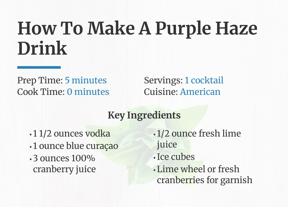 purple haze recipe drink