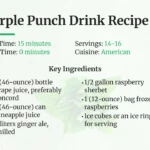 purple punch drink recipe