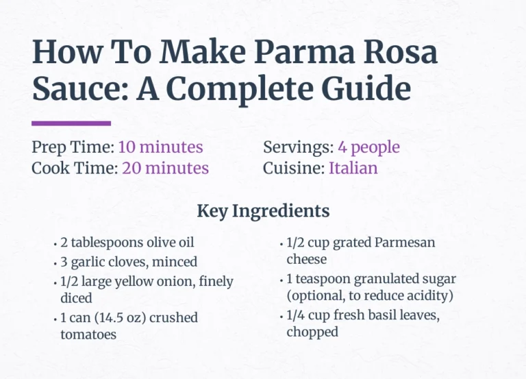 How To Make Parma Rosa Sauce: A Complete Guide