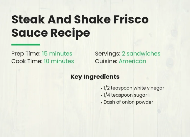 Steak And Shake Frisco Sauce Recipe