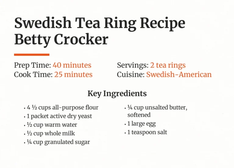 Swedish Tea Ring Recipe Betty Crocker