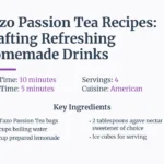 tazo passion tea recipes