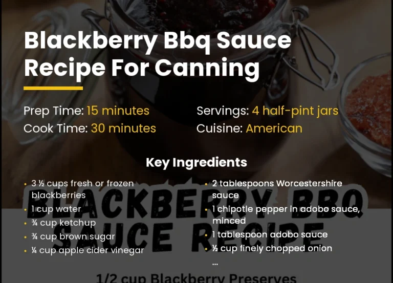 Blackberry Bbq Sauce Recipe For Canning