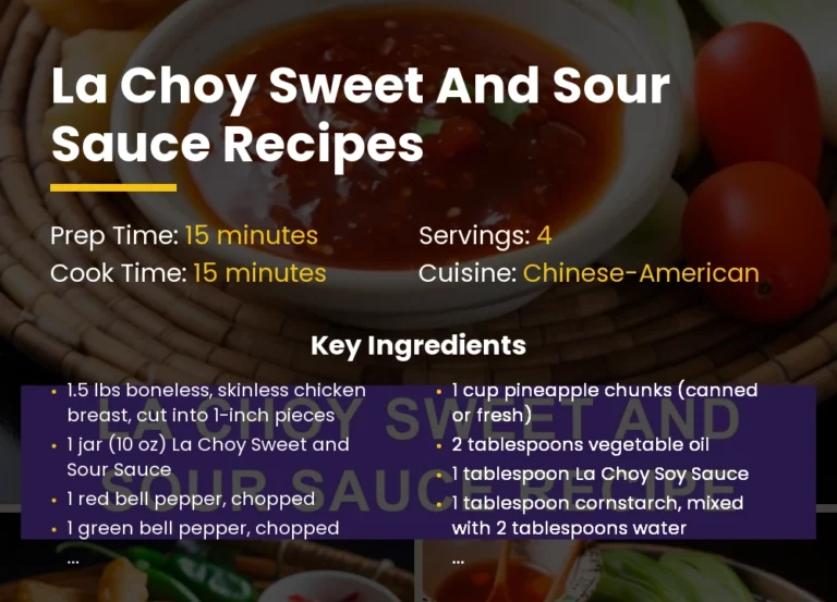La Choy Sweet And Sour Sauce Recipes
