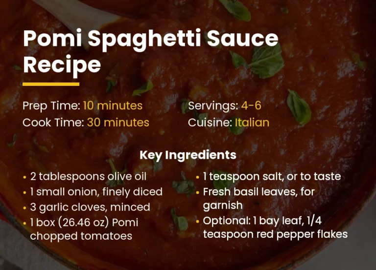 Pomi Spaghetti Sauce Recipe