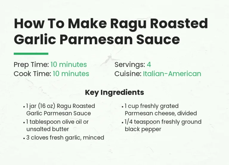 How To Make Ragu Roasted Garlic Parmesan Sauce