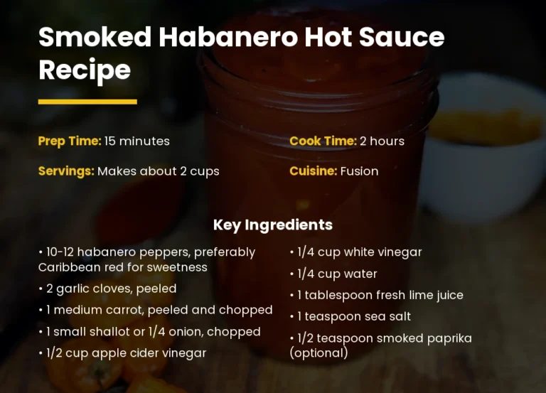 Smoked Habanero Hot Sauce Recipe