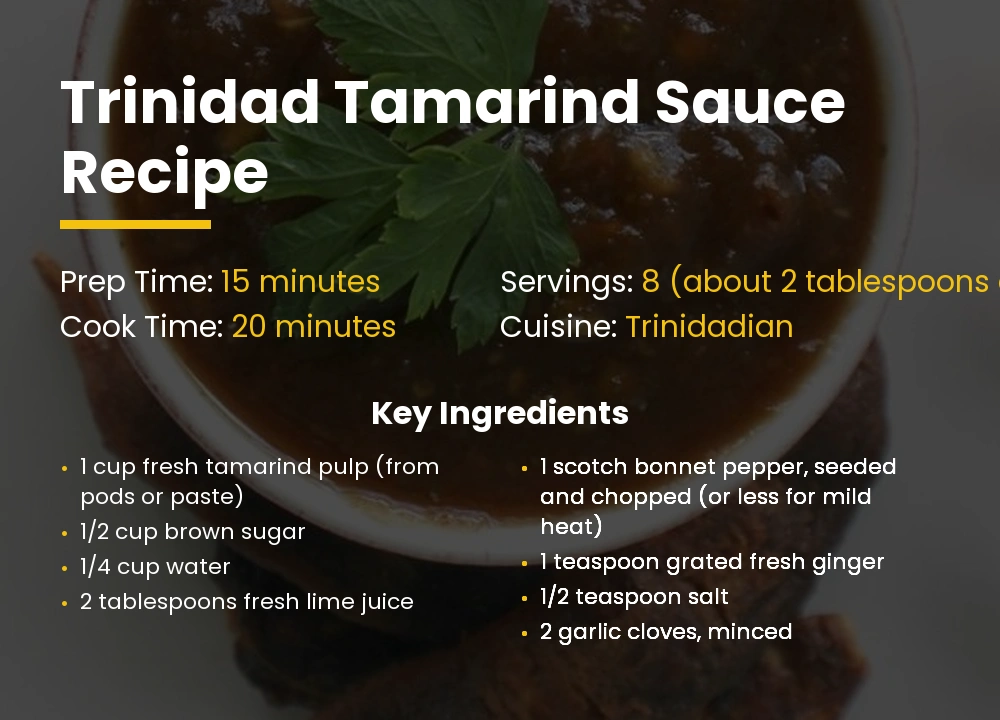 trinidad tamarind Sauce recipe