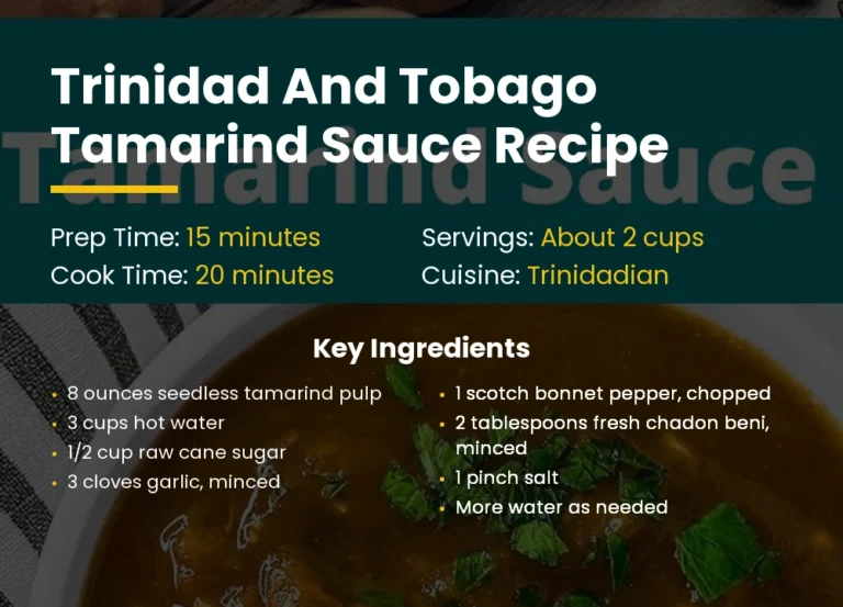 Trinidad And Tobago Tamarind Sauce Recipe