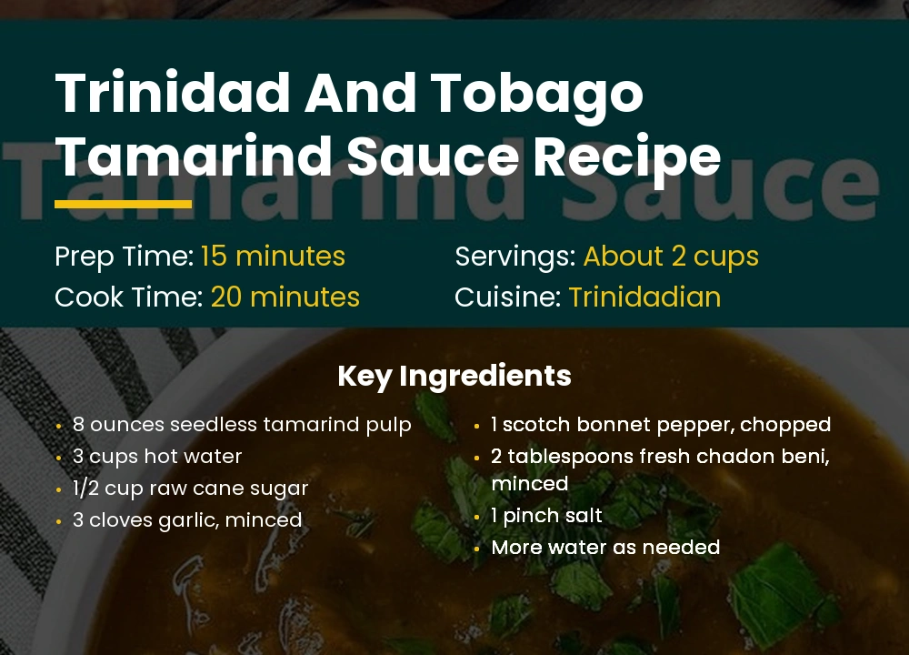 trinidad tobago tamarind Sauce recipe