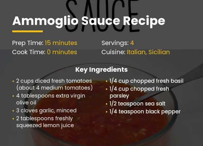 Ammoglio Sauce Recipe