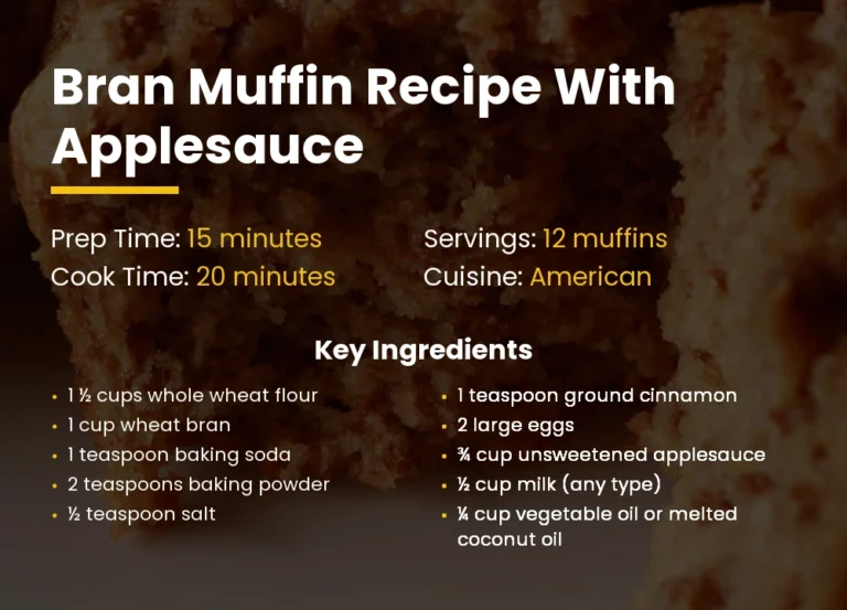 Bran Muffin Recipe With Applesauce