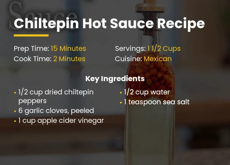 Chiltepin Hot Sauce Recipe