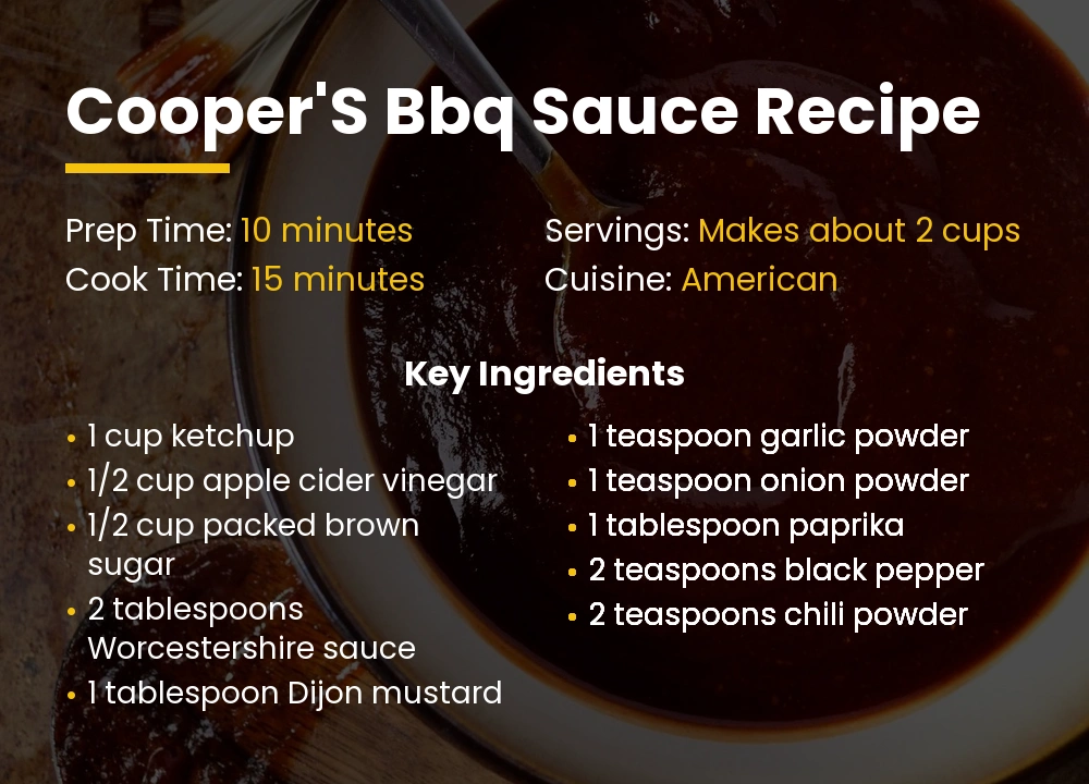 cooper's bbq Sauce recipe