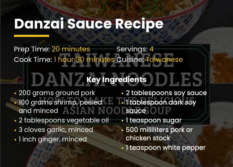 Danzai Sauce Recipe