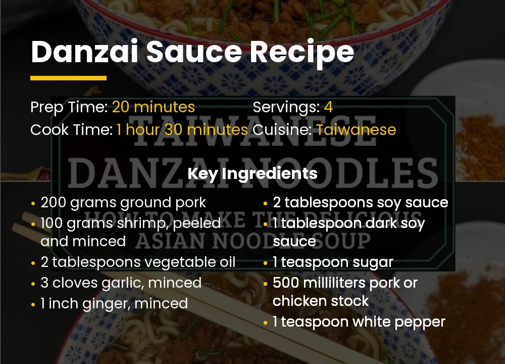 danzai Sauce recipe