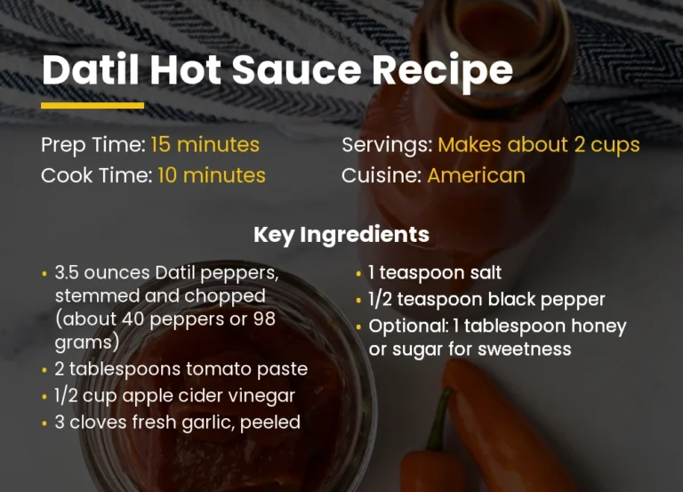Datil Hot Sauce Recipe