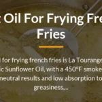 best oil for frying french fries