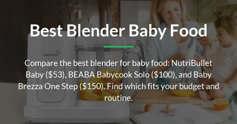 Best Blender for Baby Food: Honest Comparison