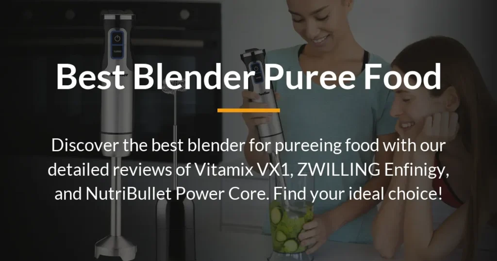 best blender puree food