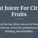 best juicer for citrus fruits