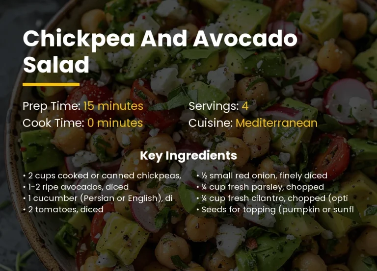 Chickpea and Avocado Salad