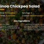 Quinoa Chickpea Salad