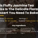 This fluffy jasmine tea cake is the delicate floral dessert you need to bake